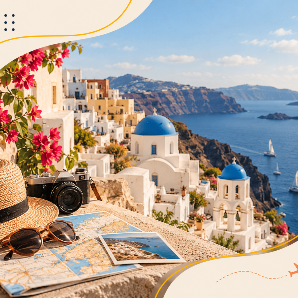 Travel destinations and landmarks featured in a travel guide